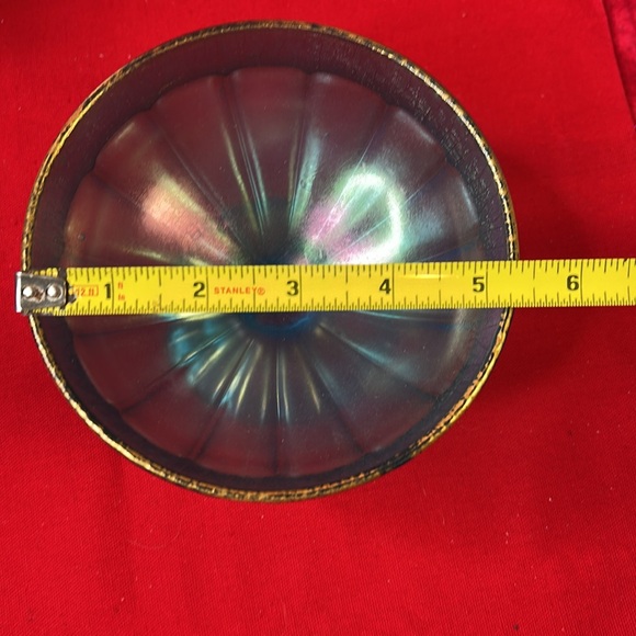 Vintage Fenton Celeste Blue Glass Dish - Picture 3 of 5